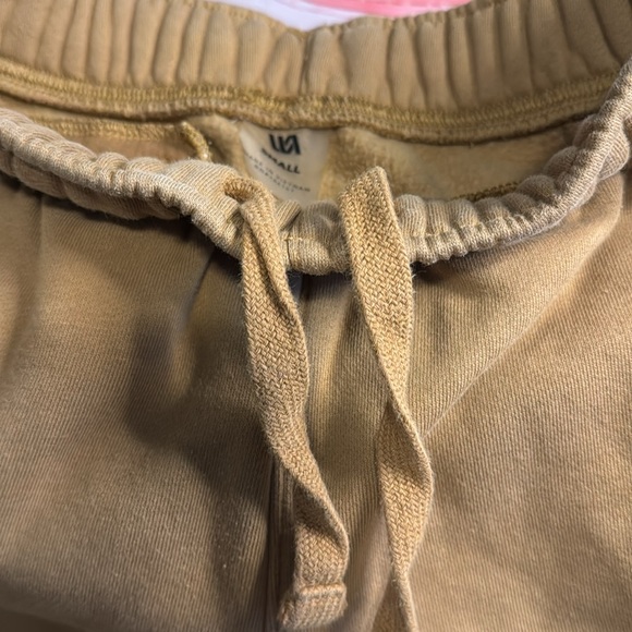 Men's/Teen Elastic Waistband Drawstring Brown Jogger Sweatpants size small - Picture 6 of 6